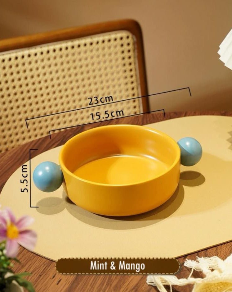 Small Gelato Serving Bowl - Cute Dopamine Whimsical Ceramic Dinnerware