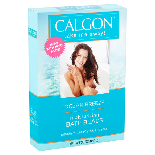Calgon Bath Beads, Ultra Moisturizing, Ocean Breeze 30 Oz