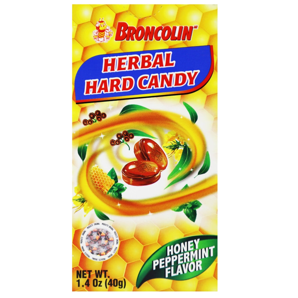 Broncolin Hard Candy With Bee Honey And Plant Extracts