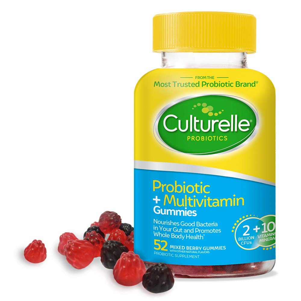 Culturelle Probiotic + Multivitamin, Mixed Berry, Gummies