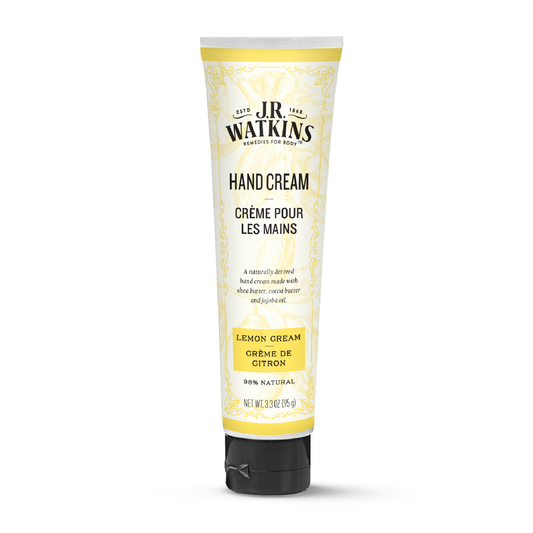 J.R. Watkins Naturals Apothecary Hand Cream, Shea Butter, Lemon Cream