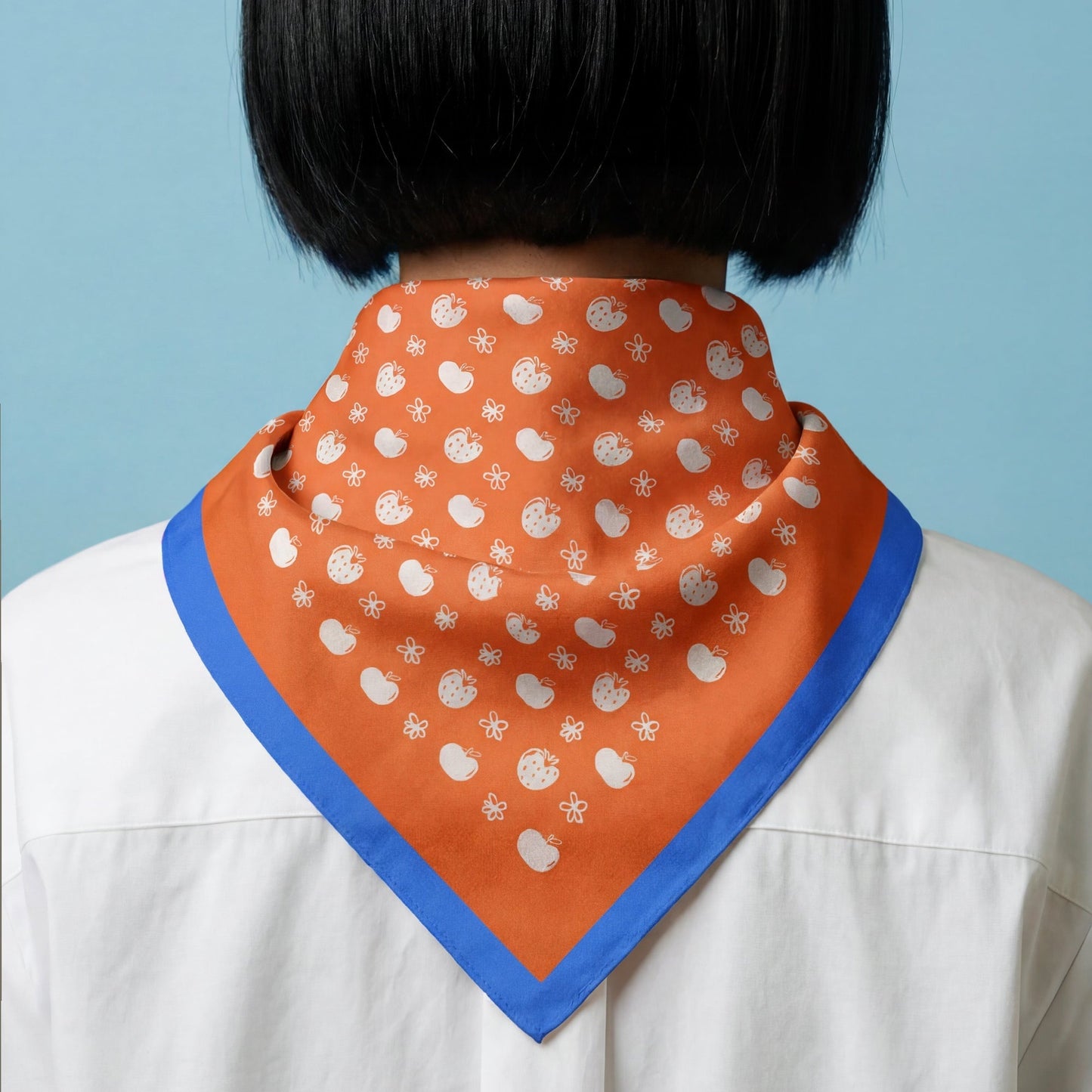 Tiny Fruits Orange Cotton Bandana