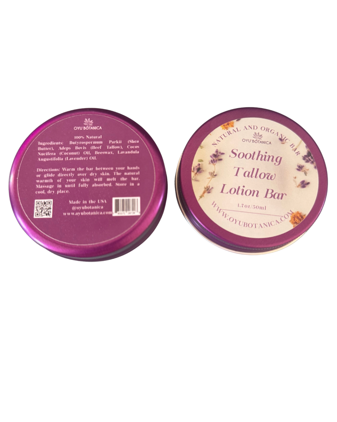 Tallow Lotion Bar (Lavender)