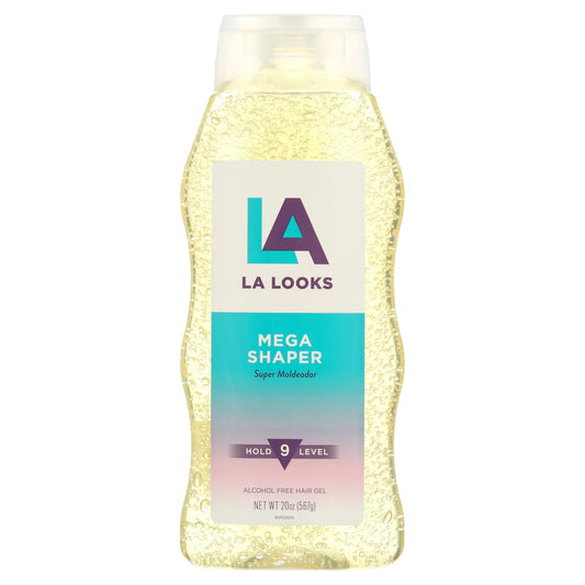 LA Looks Hair Gel, Alcohol Free, Mega Shaper, Super Moldeador