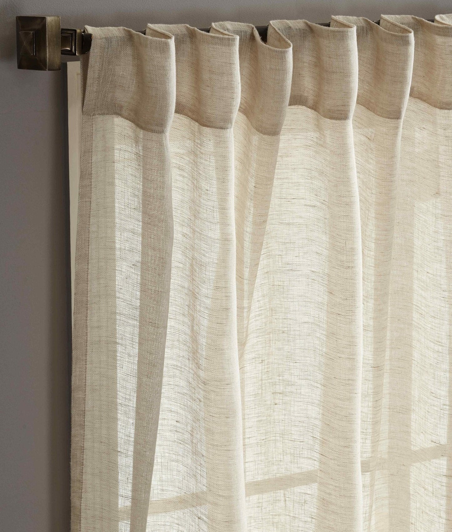 Harbor Sheer European Linen Drapes