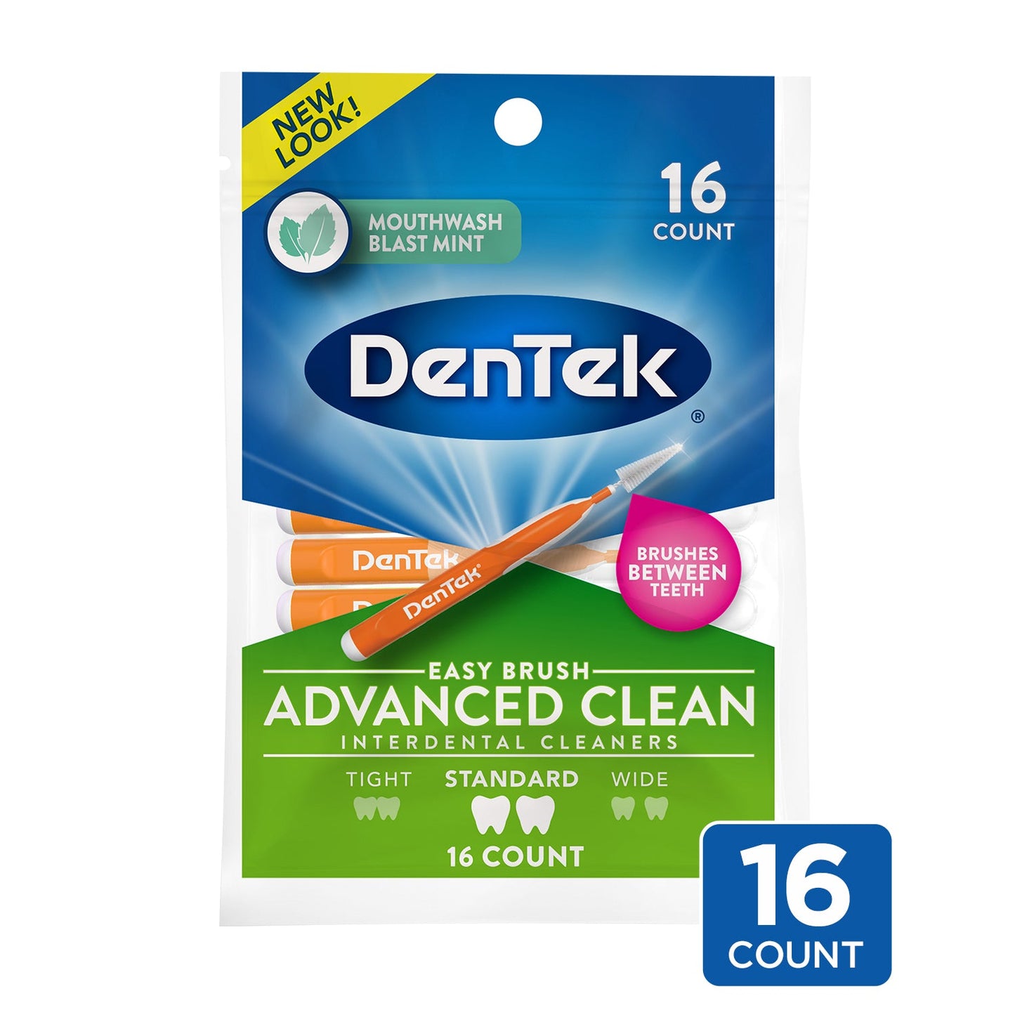 DenTek Easy Brush Standard Interdental Cleaners Mint