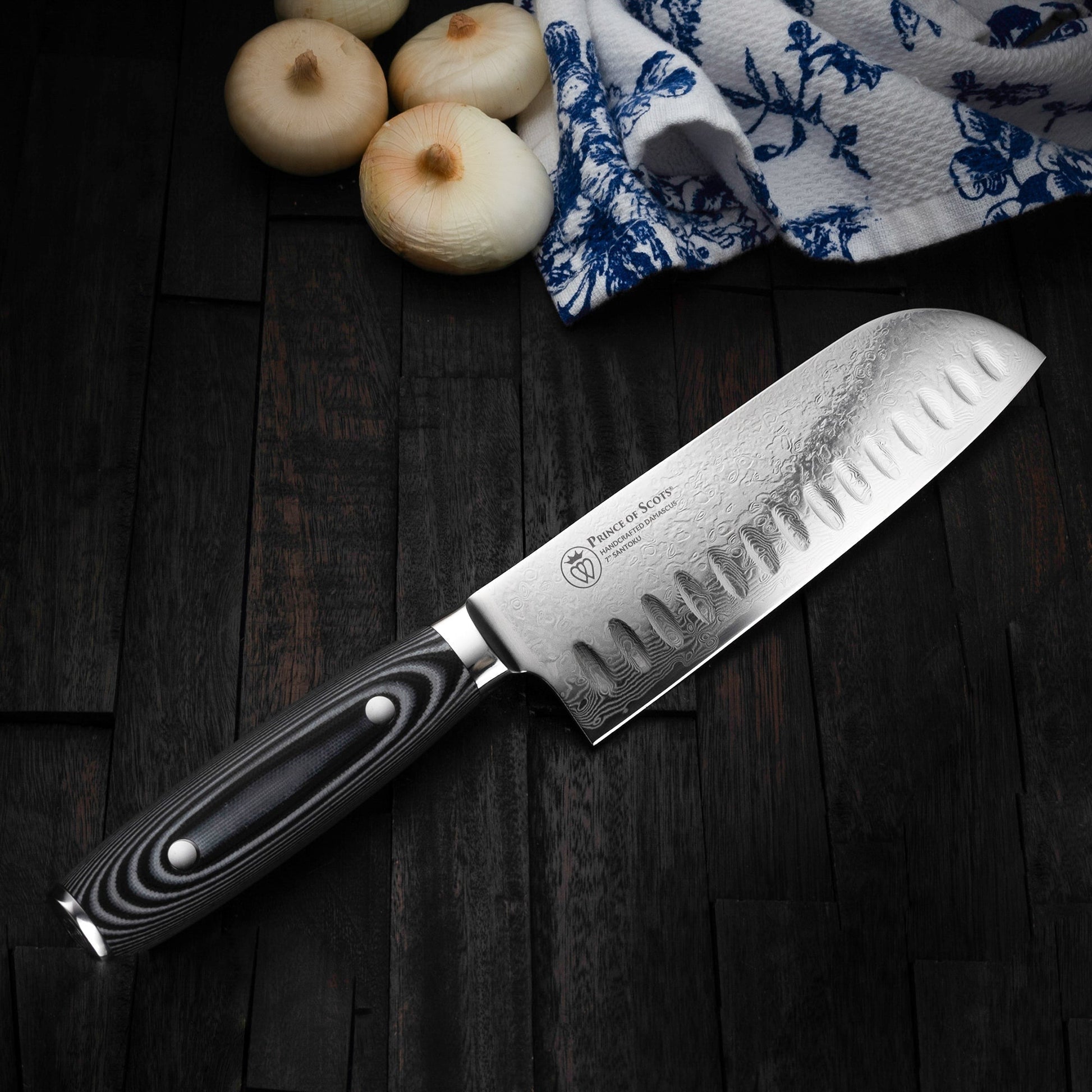 7 Inch Damascus Santoku Knife - Osadia Concept Store
