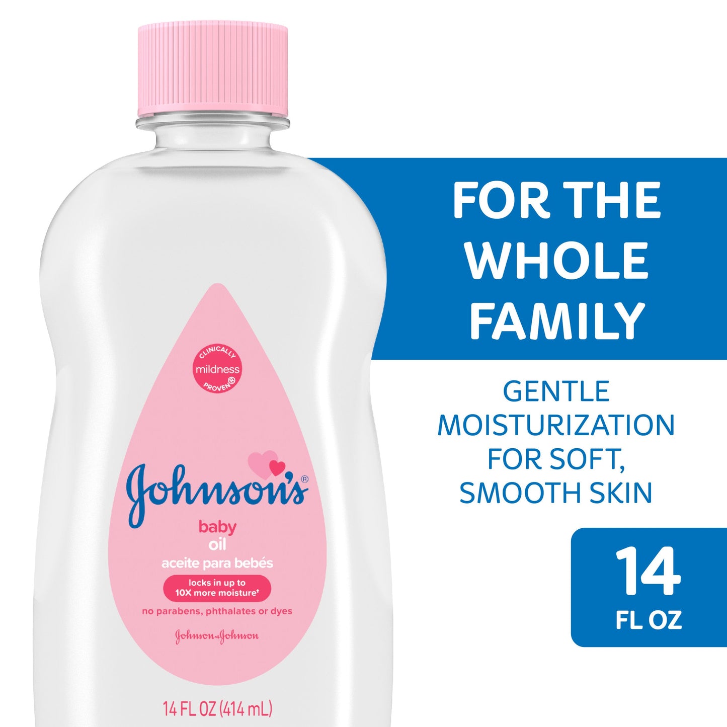 Johnson's Baby Pure Mineral Oil - Original, 14 Fl Oz