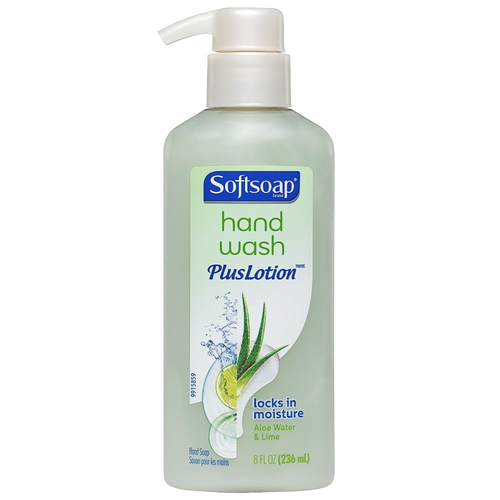Softsoap Hand Wash Plus Lotion Aloe Water & Lime