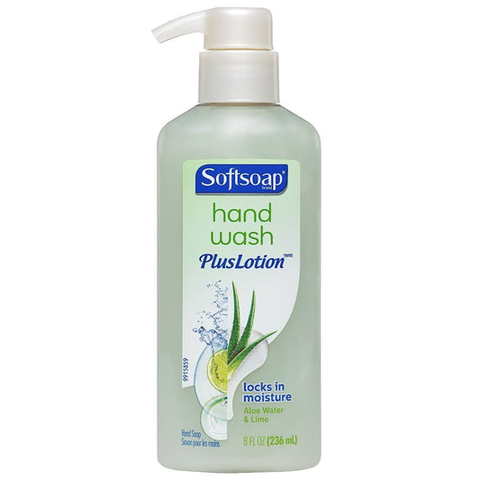 Softsoap Hand Wash Plus Lotion Aloe Water & Lime