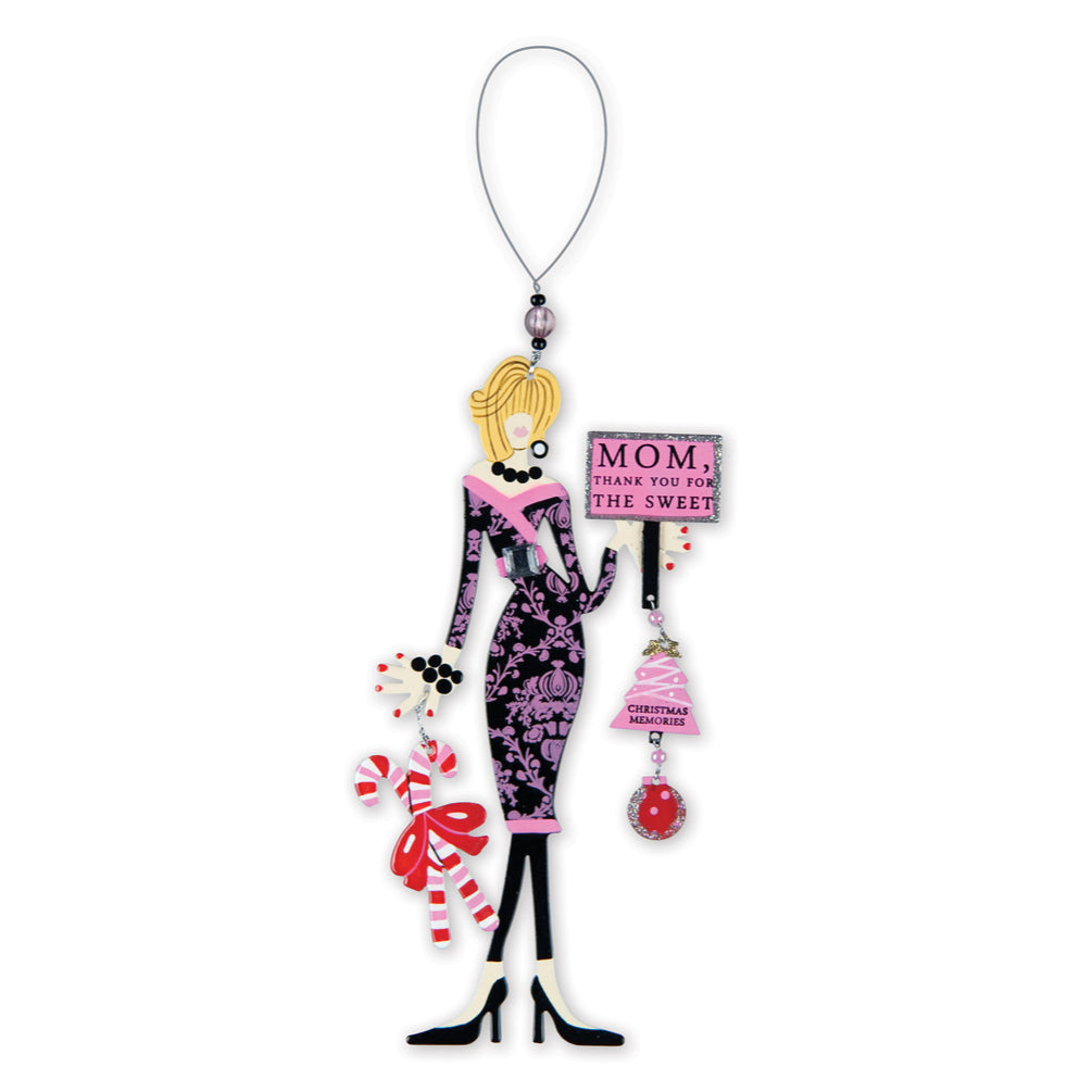 Stylish Special Friends & Family Ornaments - Set of 4