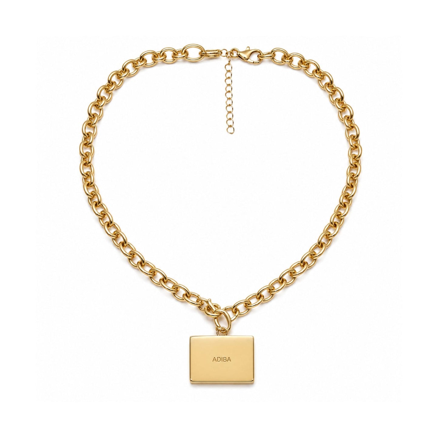 Golden Replay Cassette Necklace