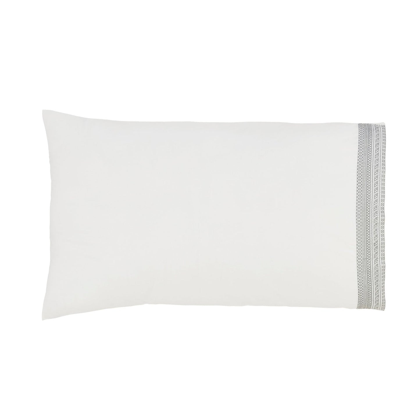 S/2 Olivia Cotton Percale Pillowcase