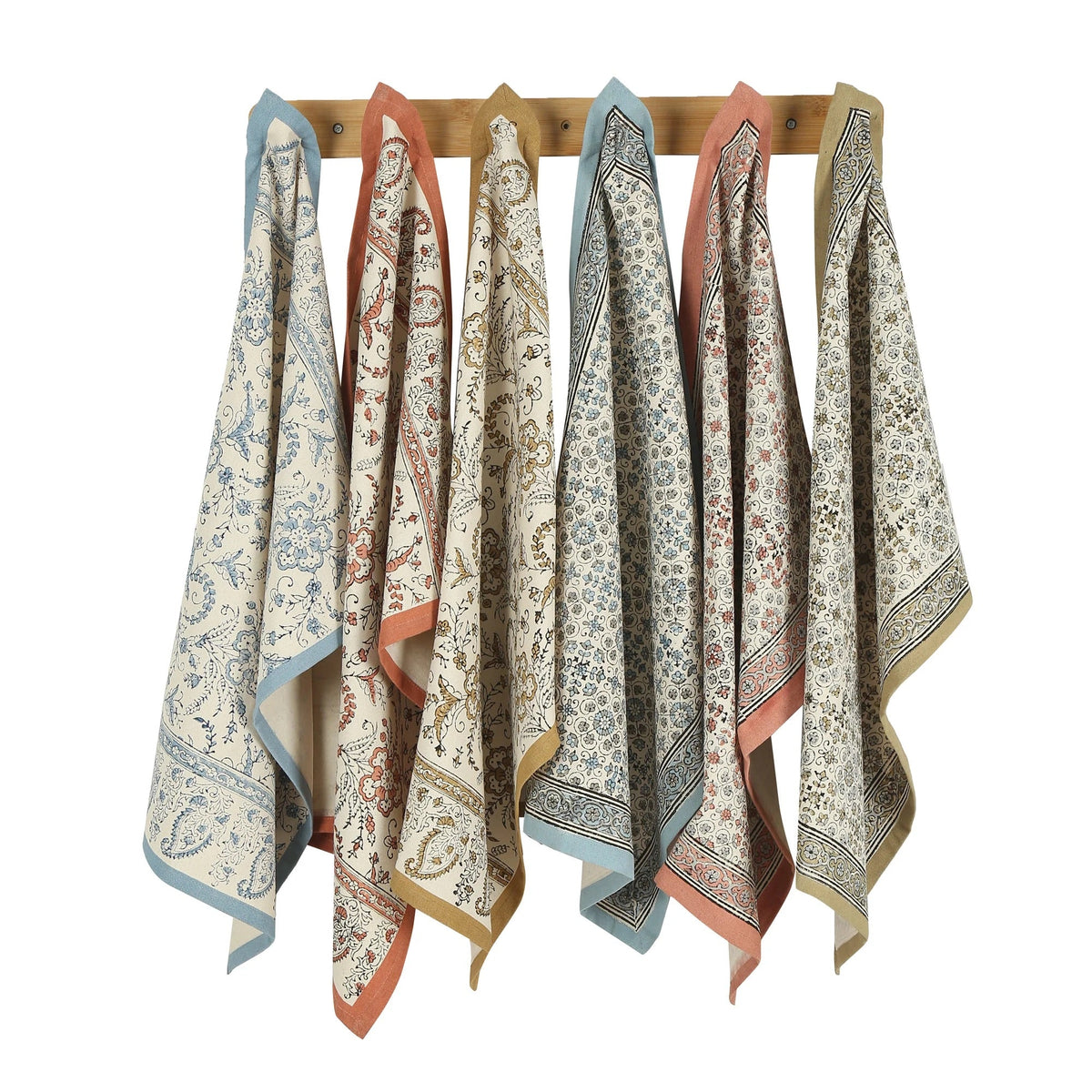 Cotton Kitchen Towel | Hand Block Printed | Ivy