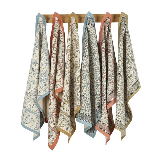 Cotton Kitchen Towel | Hand Block Printed | Ivy