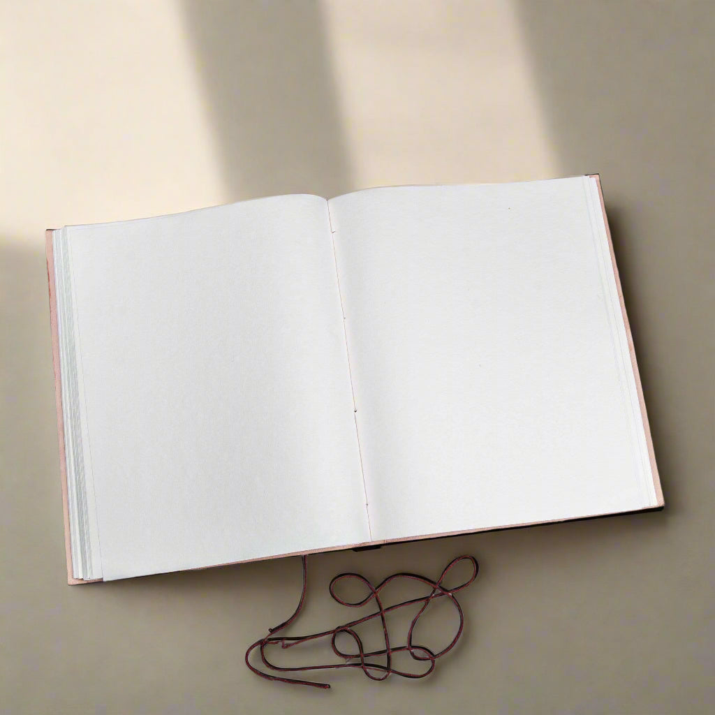 Extra Large World Map Handmade Leather Journal