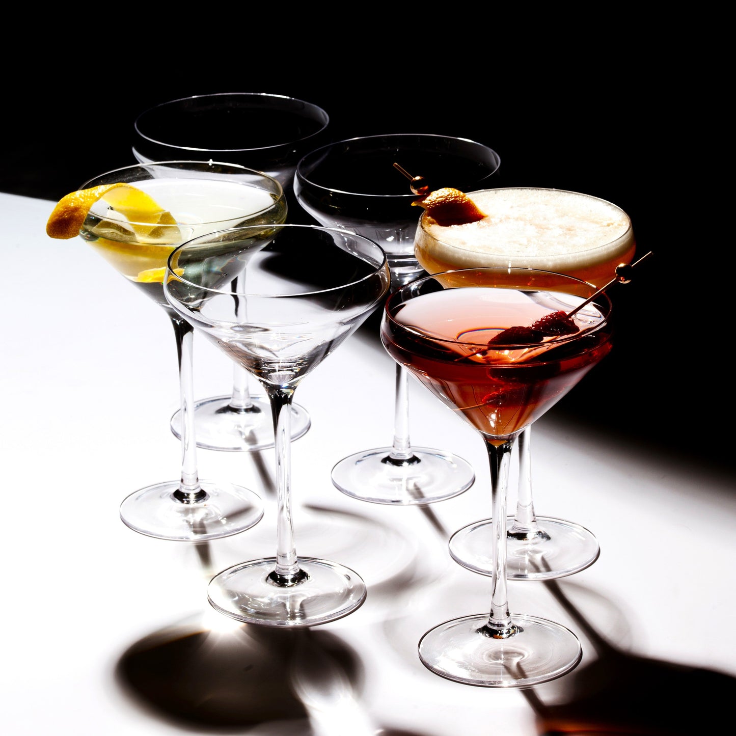 Hand Blown Martini Glass 10oz - (Set of 2, 4, or 6)