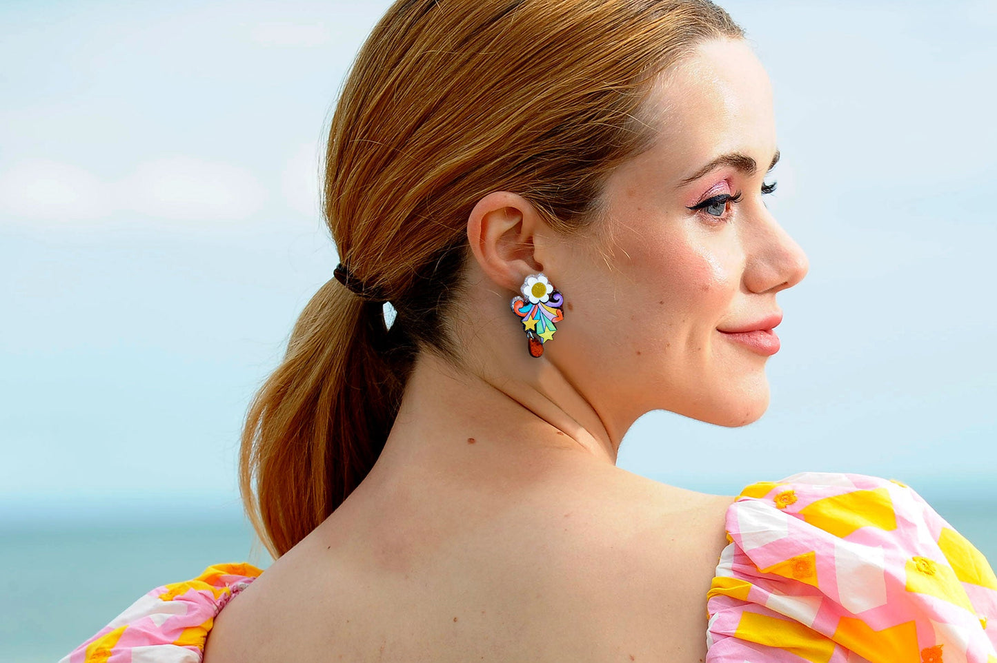 Flower Power Earrings by Laliblue