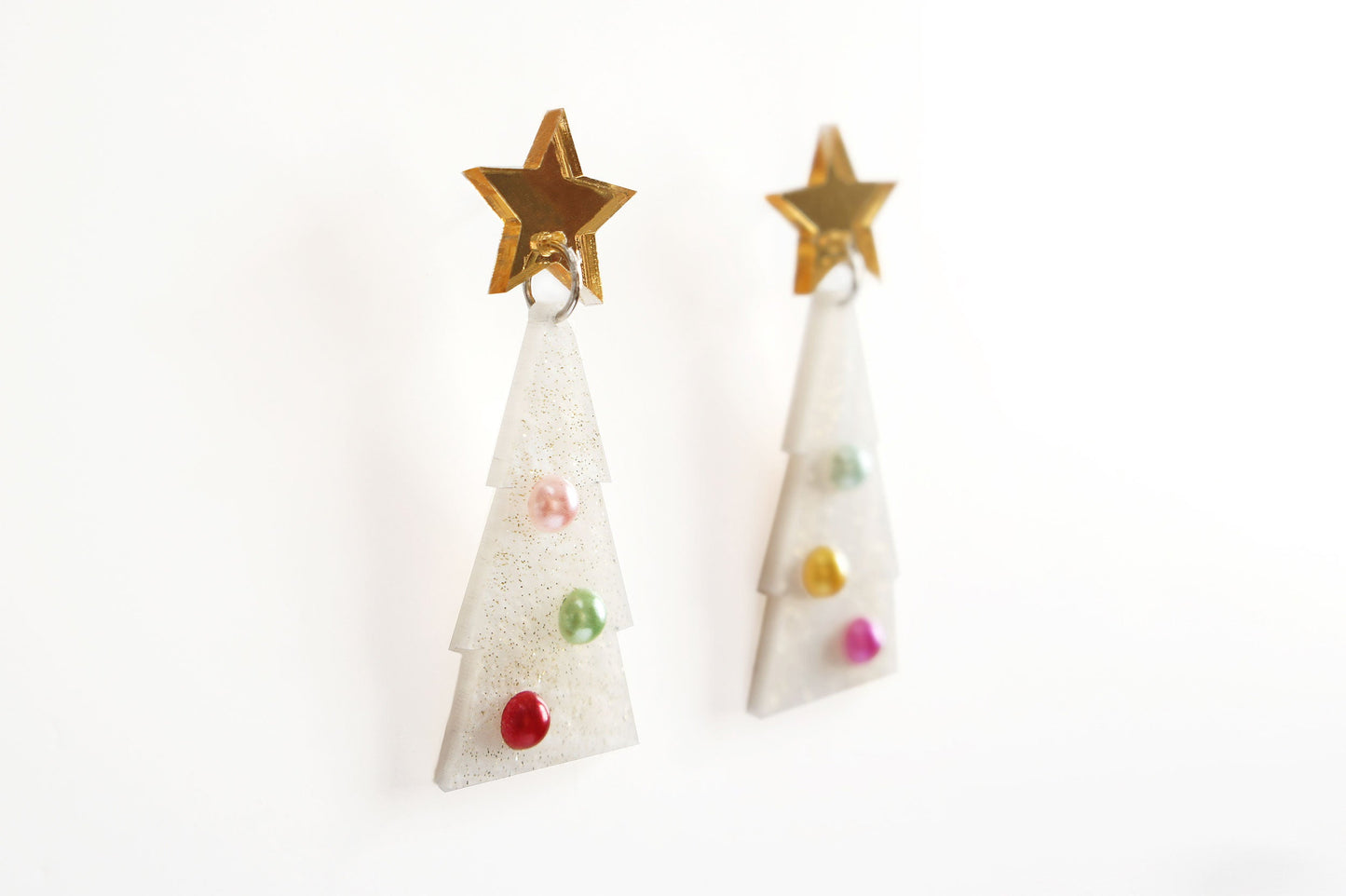 Christmas Tree Earrings by Laliblue