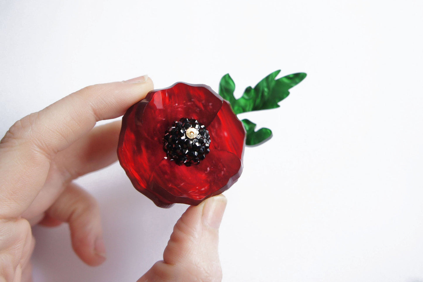 Poppy Brooch by Laliblue