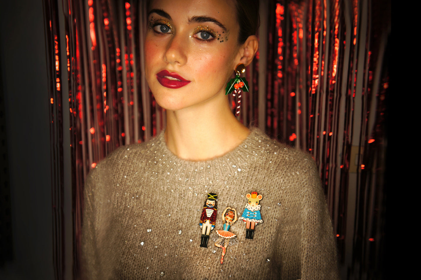 Nutcracker Ballerina Brooch by Laliblue
