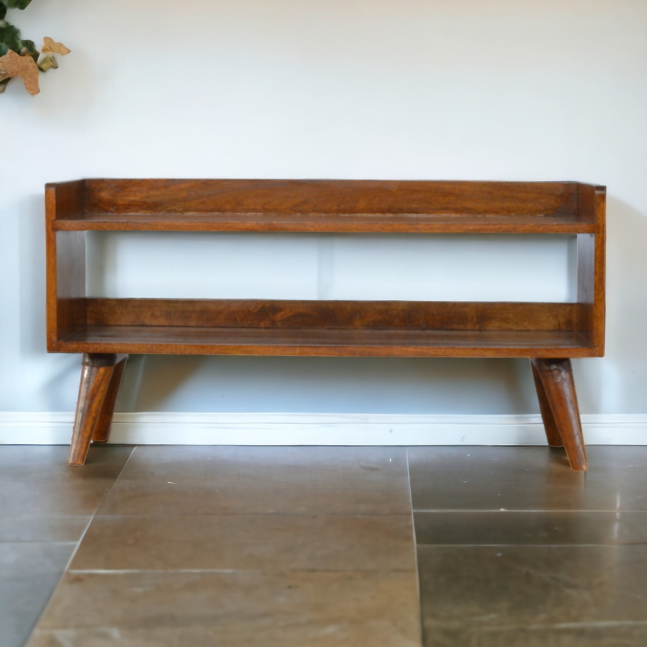 Solid Wood Nordic Storage Bench