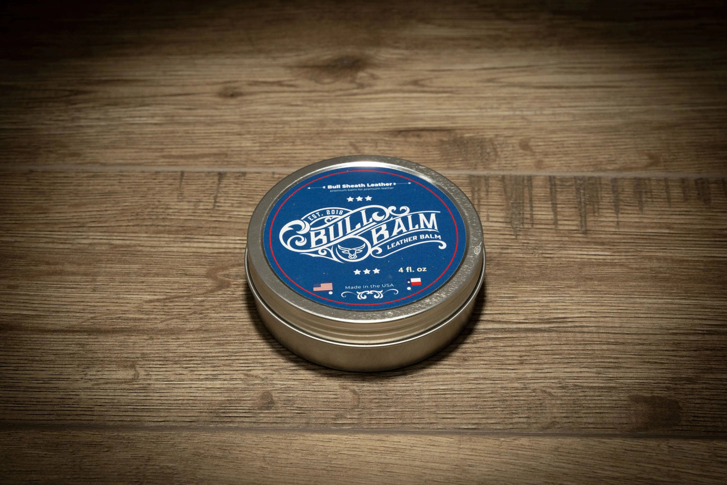 Leather Balm - "Bull Balm" Leather Conditioner - 4oz or 1 oz sizes