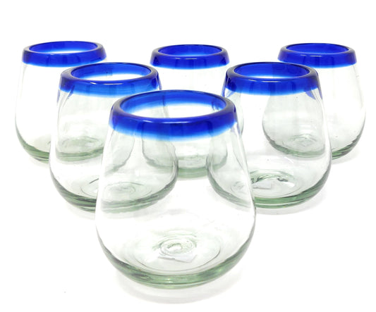 Stemless Wine Glasses - Set of 6