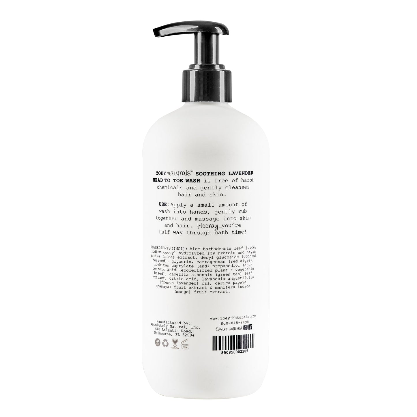 Soothing Lavender Head To Toe Wash