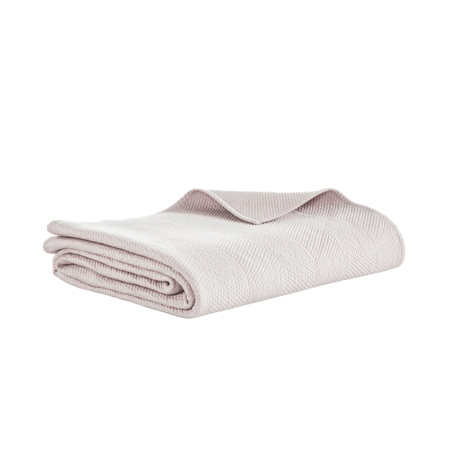 Athena Chevron Quilted Sateen Coverlet - Clearance