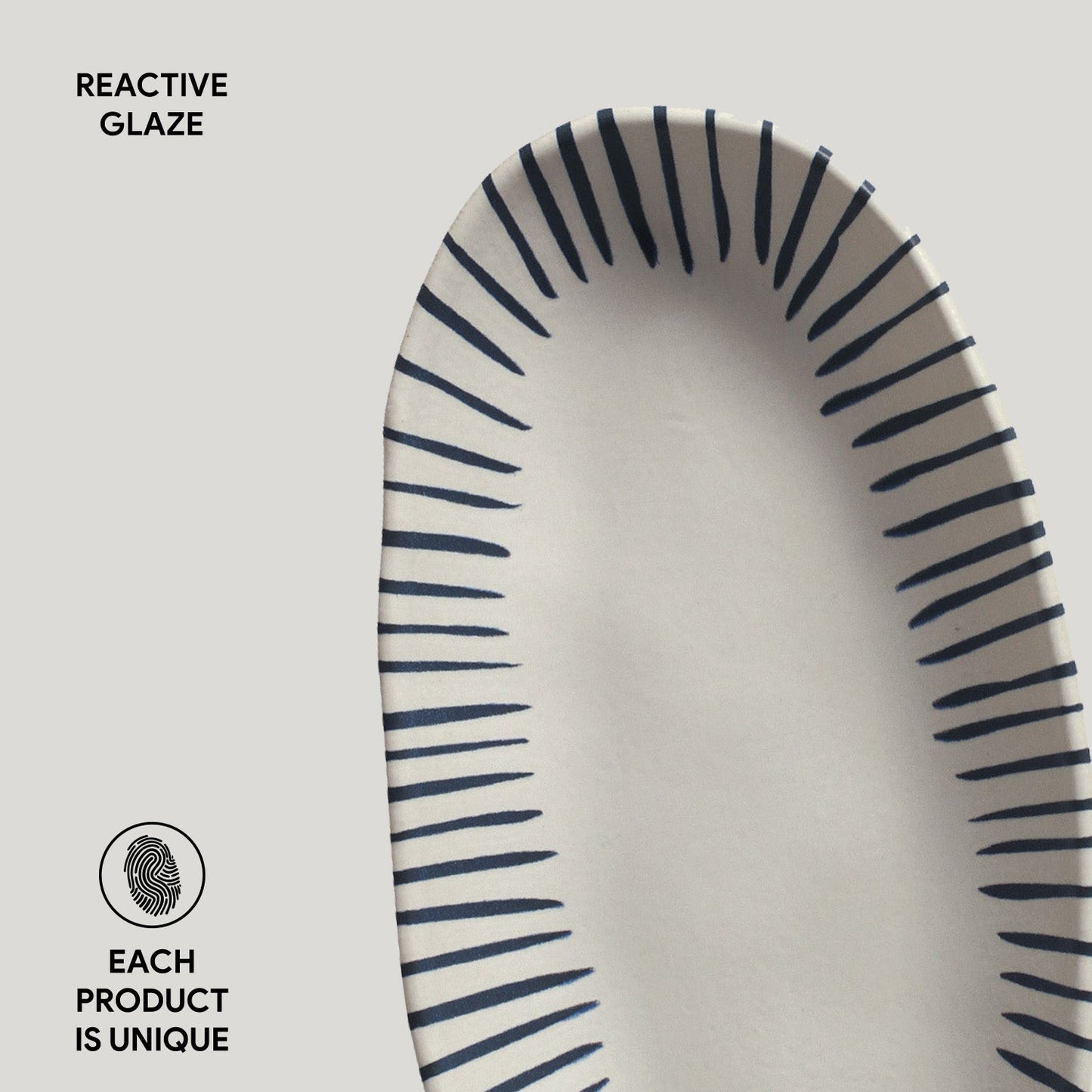 Deep Oval Platter Set of 4