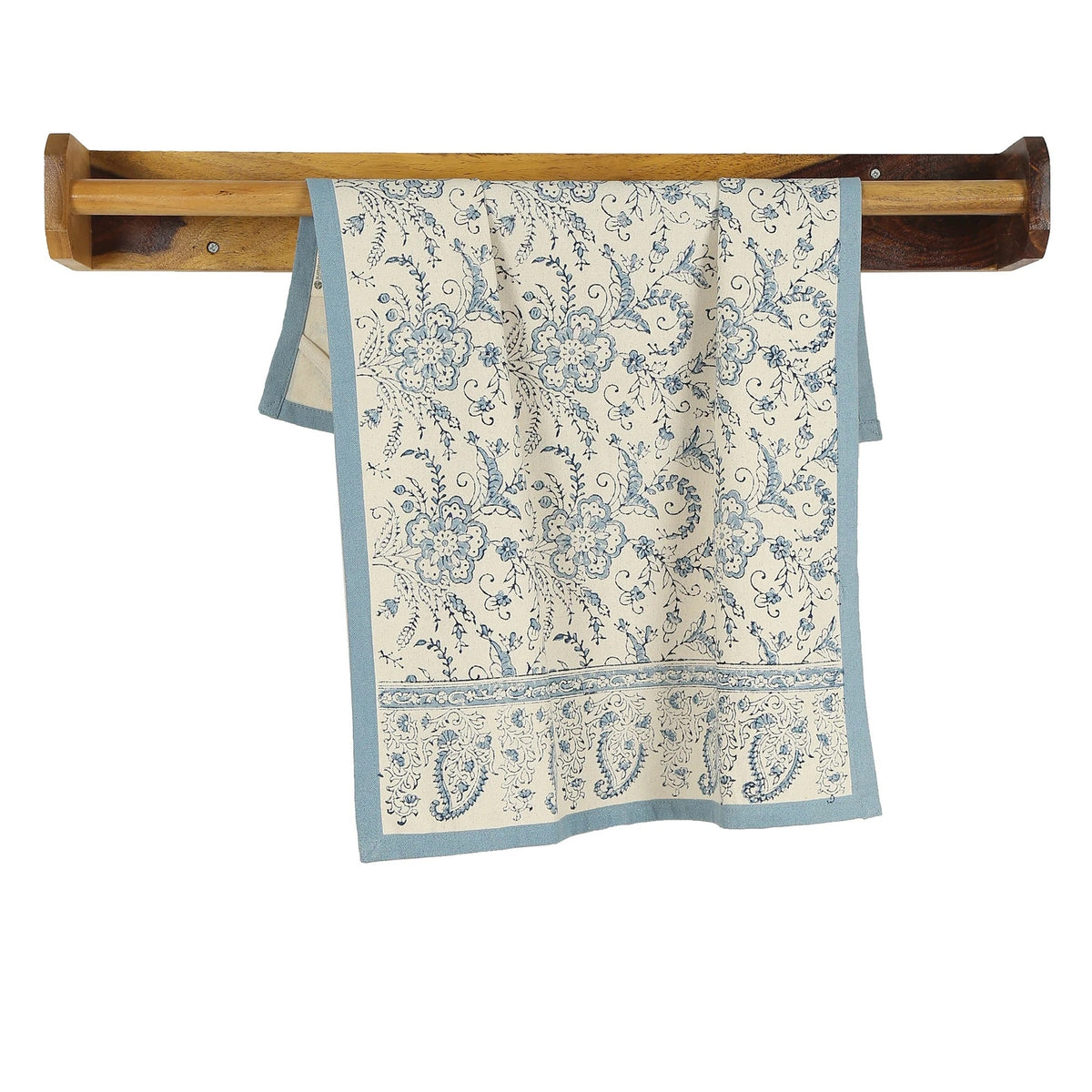 Cotton Kitchen Towel | Hand Block Printed | Ivy