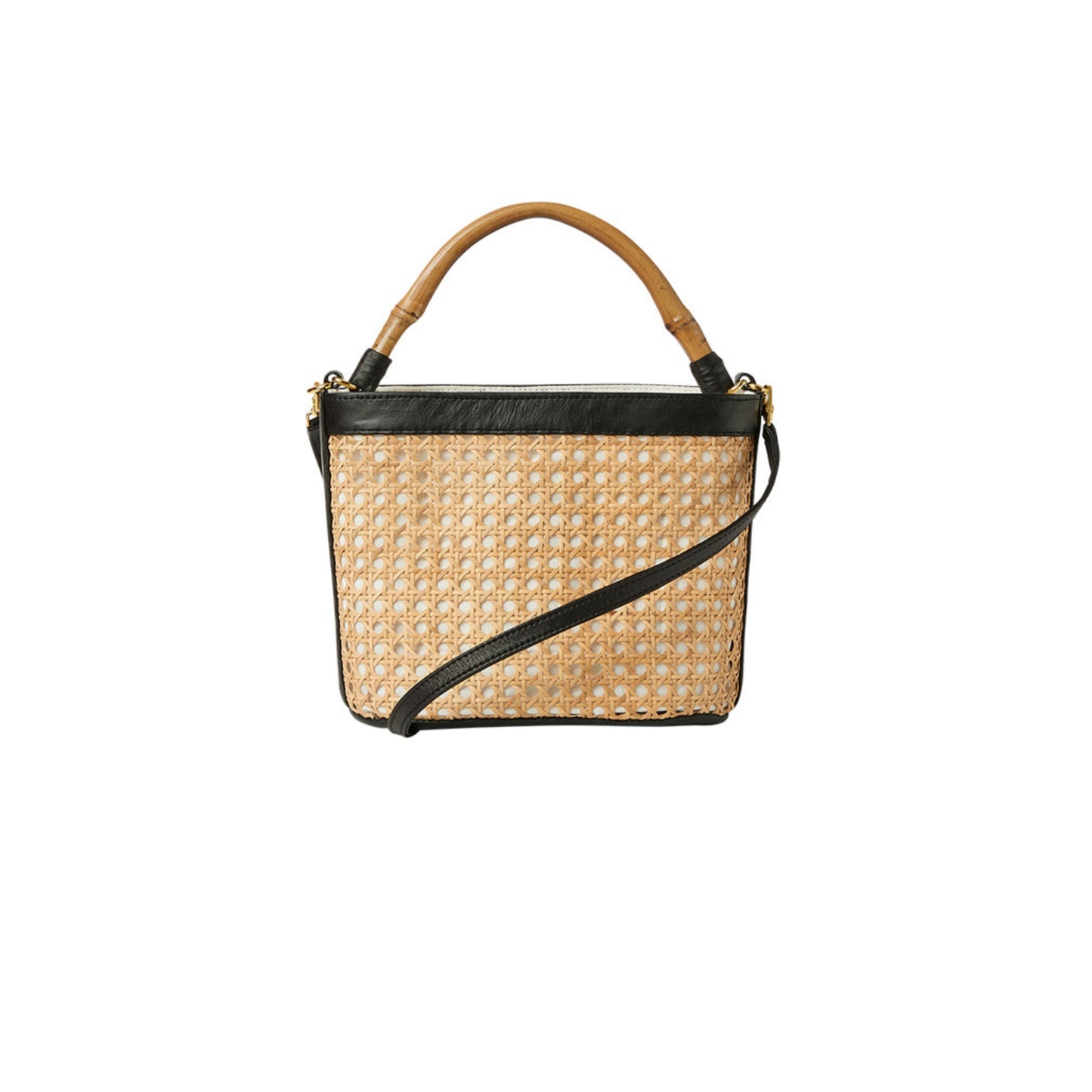 Tara Cane Wicker Bucket Bag
