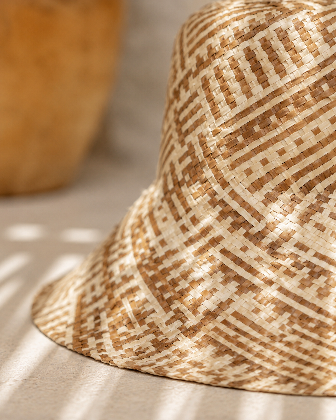 Ombre Woven Bucket Hat