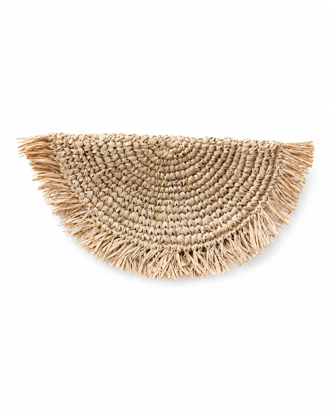 Seagrass Half Moon Clutch