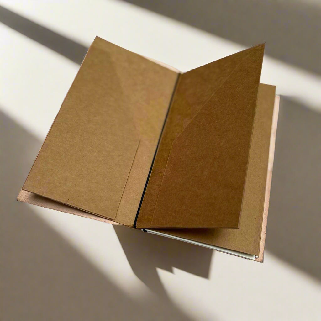 Debossed Refillable Leather Traveler's Notebook