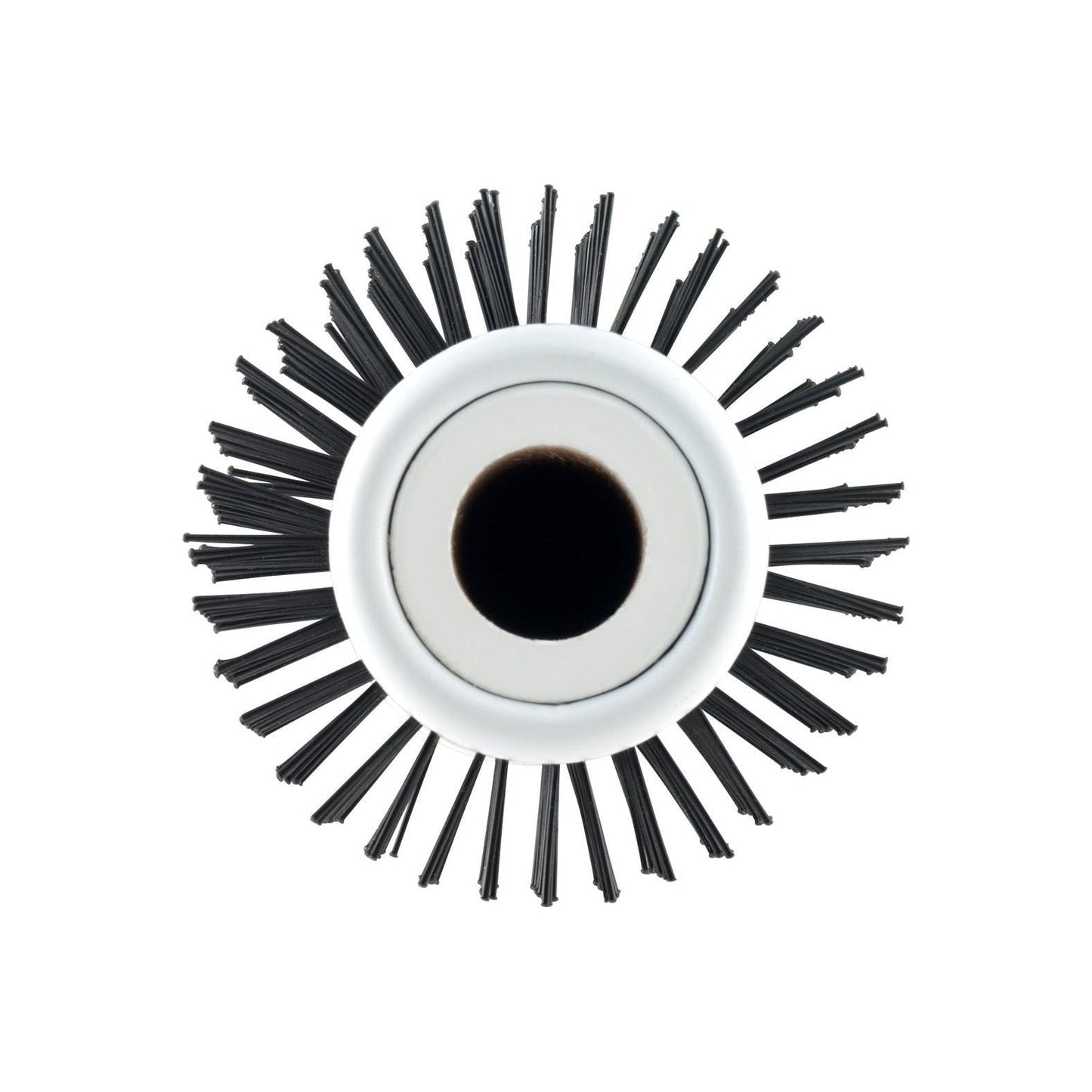 Solid Round Barrel Nylon Bristle  Hair Brush