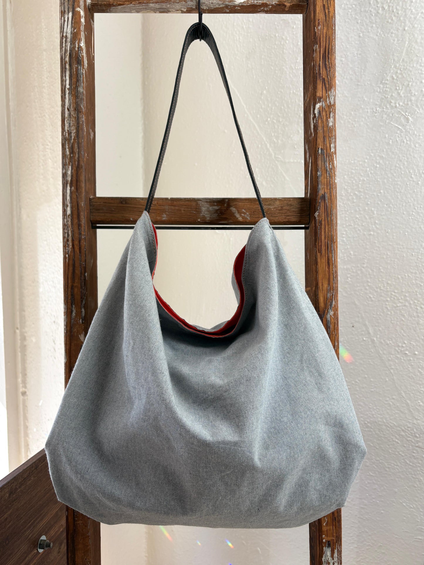 Su't Tote Market Bag - Gray