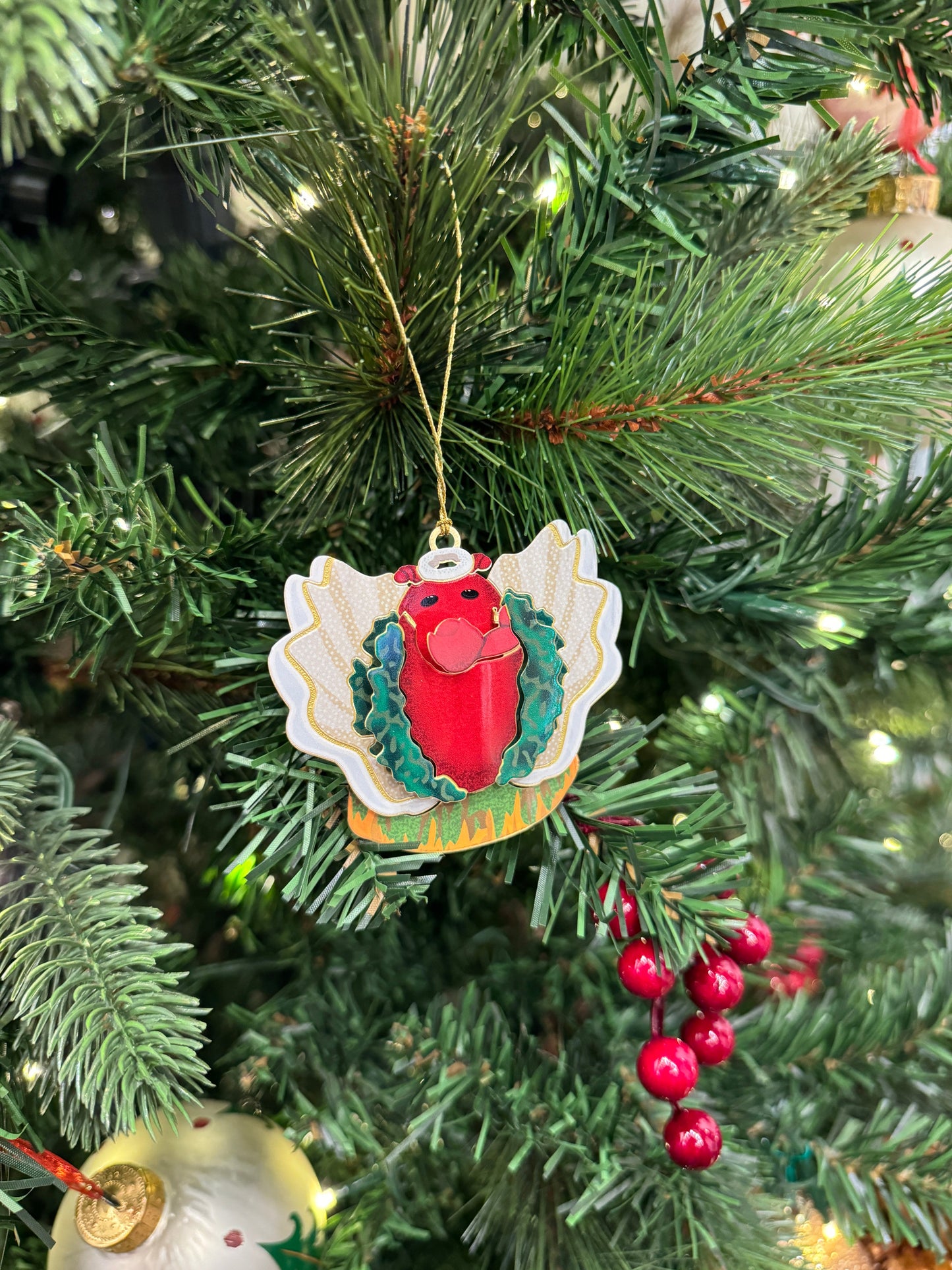 THE LOBSTER BABY JESUS ORNAMENT