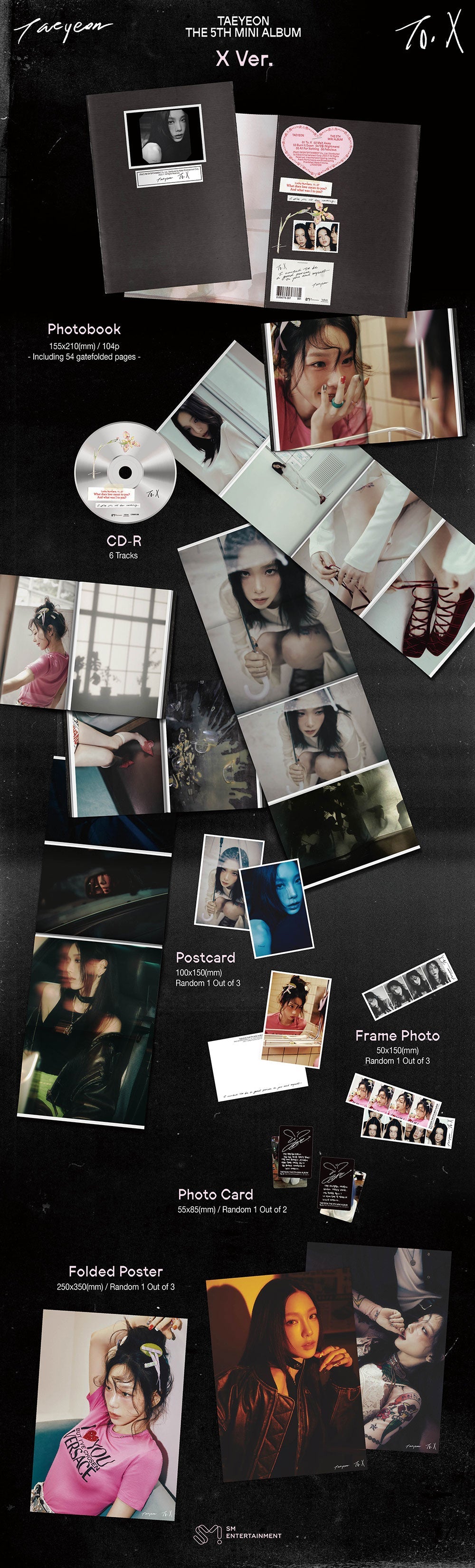 Taeyeon 5th Mini Album - To. X