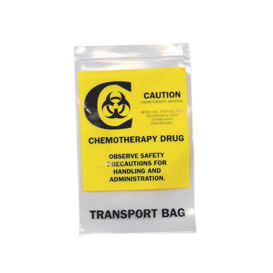 Chemotherapy Transfer Zip Bag, 12" x 15", 500 Count