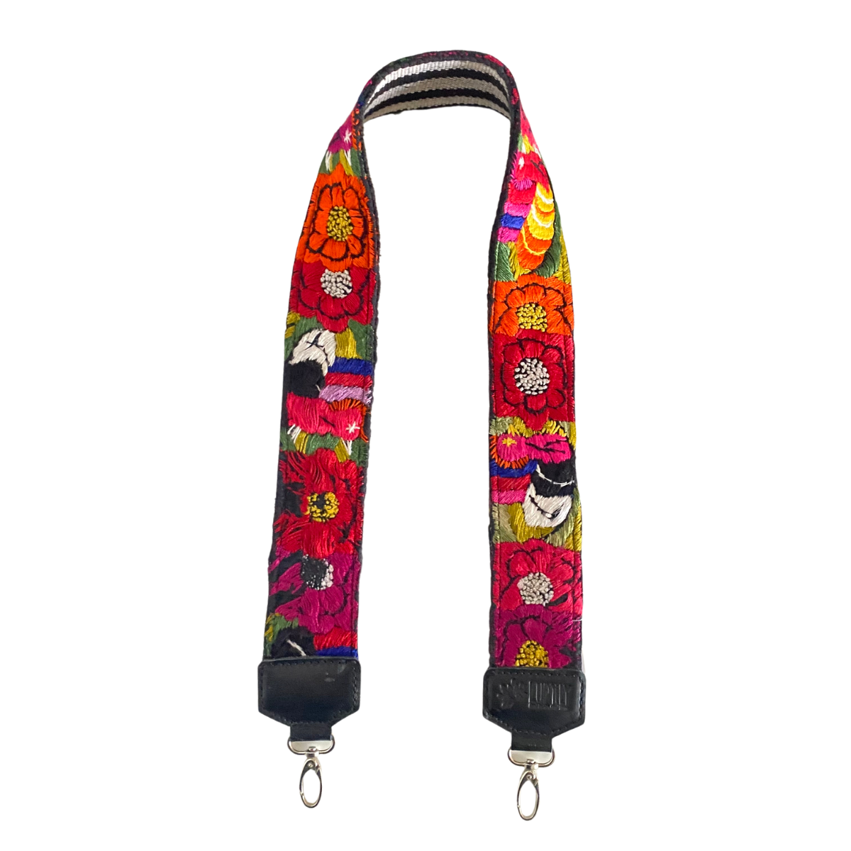 Leather Vintage Upcycled Purse | Camera | Guitar Strap - Guatemala