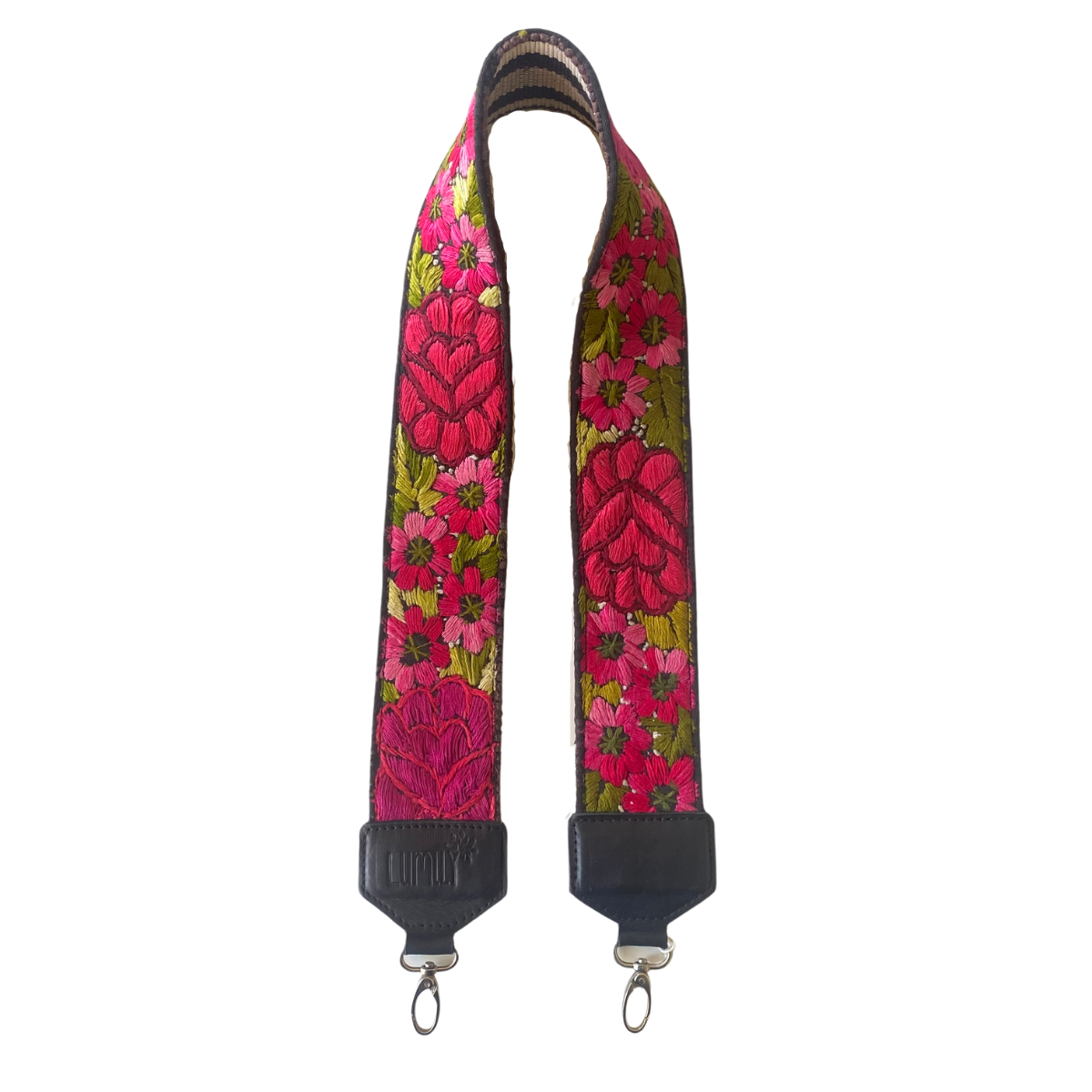 Leather Vintage Upcycled Purse | Camera | Guitar Strap - Guatemala