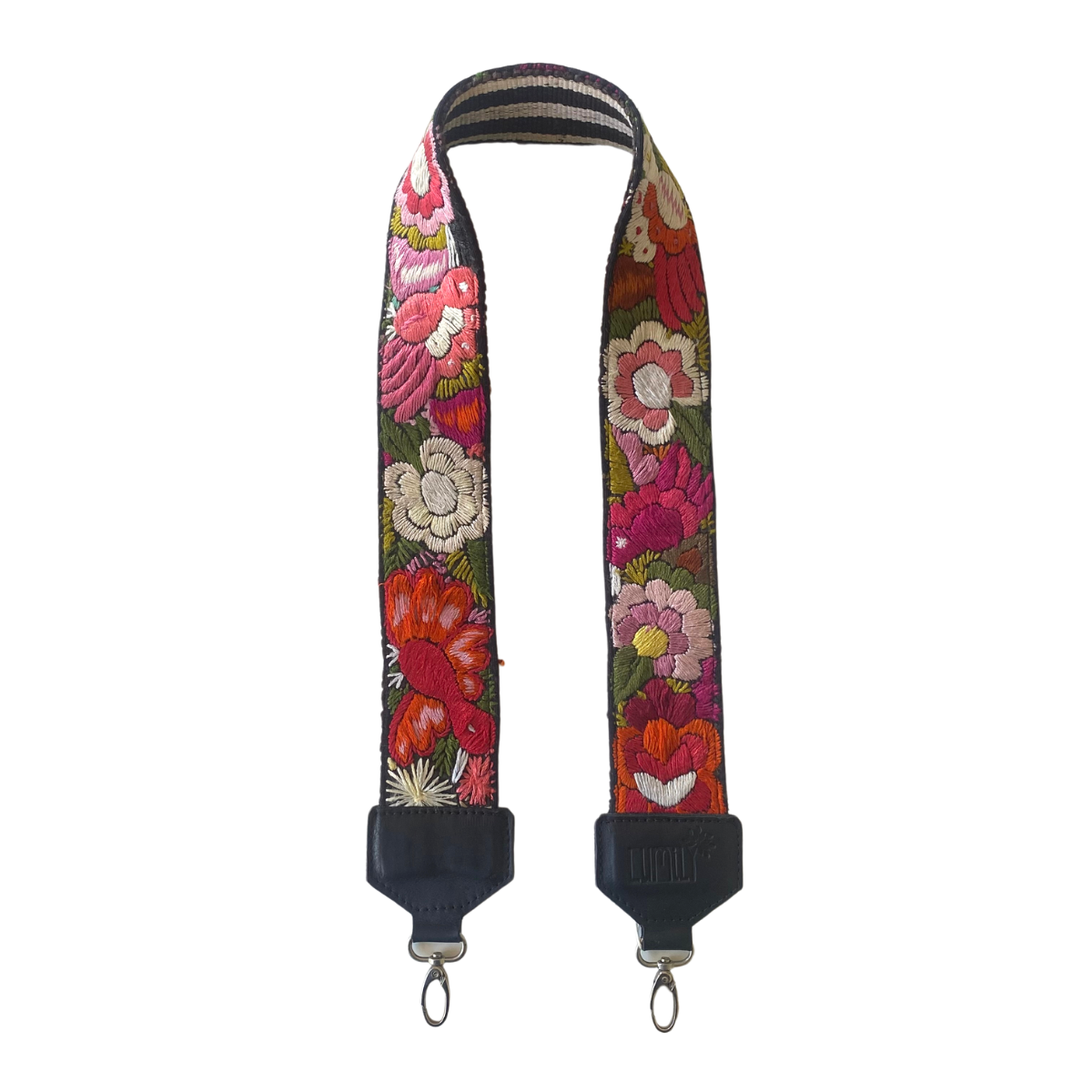 Leather Vintage Upcycled Purse | Camera | Guitar Strap - Guatemala