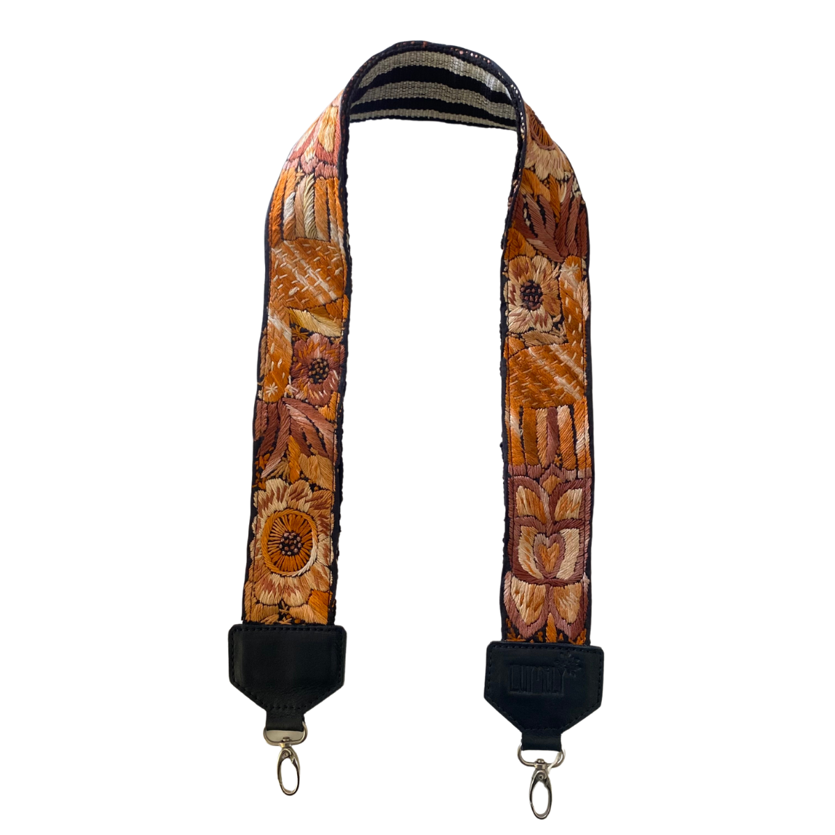 Leather Vintage Upcycled Purse | Camera | Guitar Strap - Guatemala