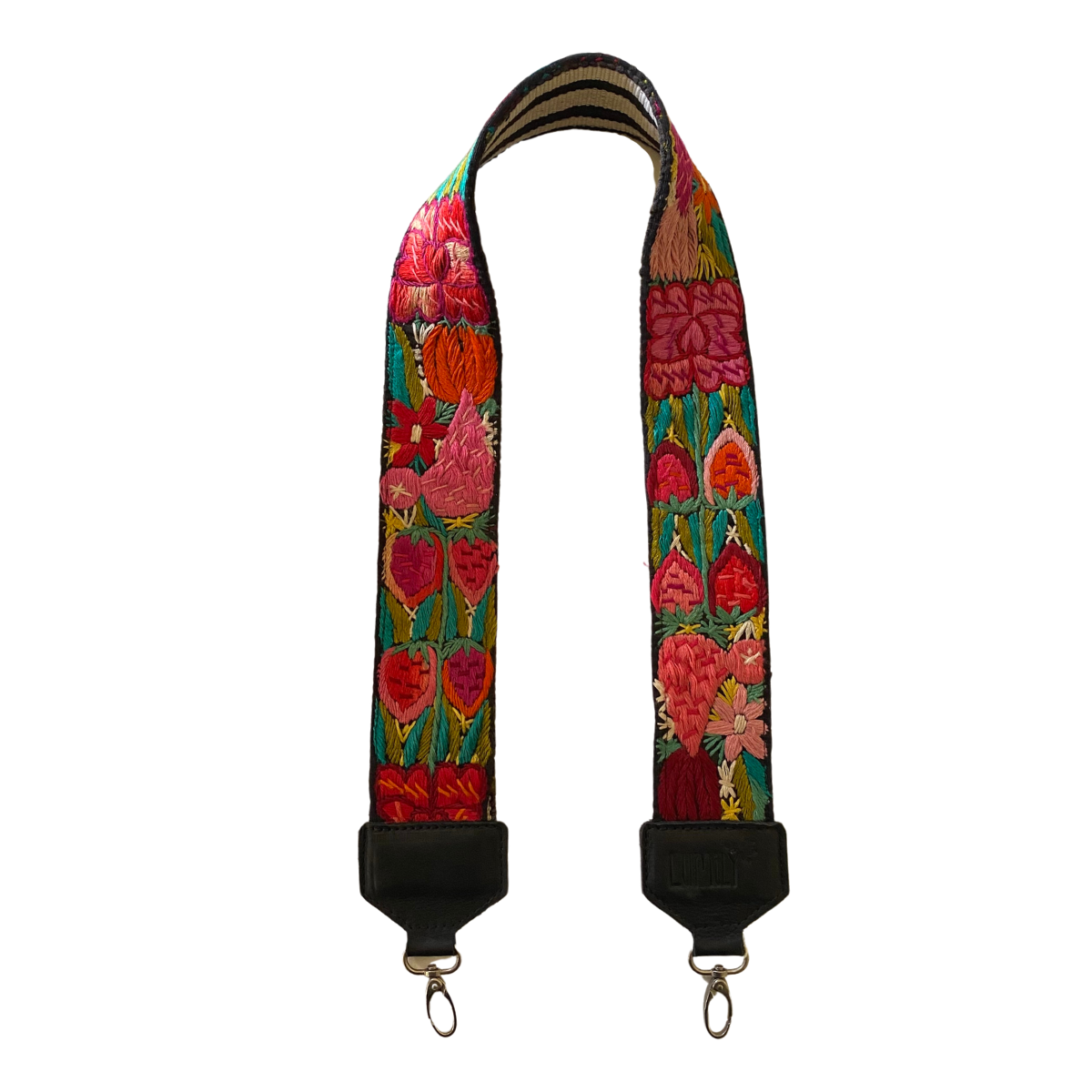 Leather Vintage Upcycled Purse | Camera | Guitar Strap - Guatemala