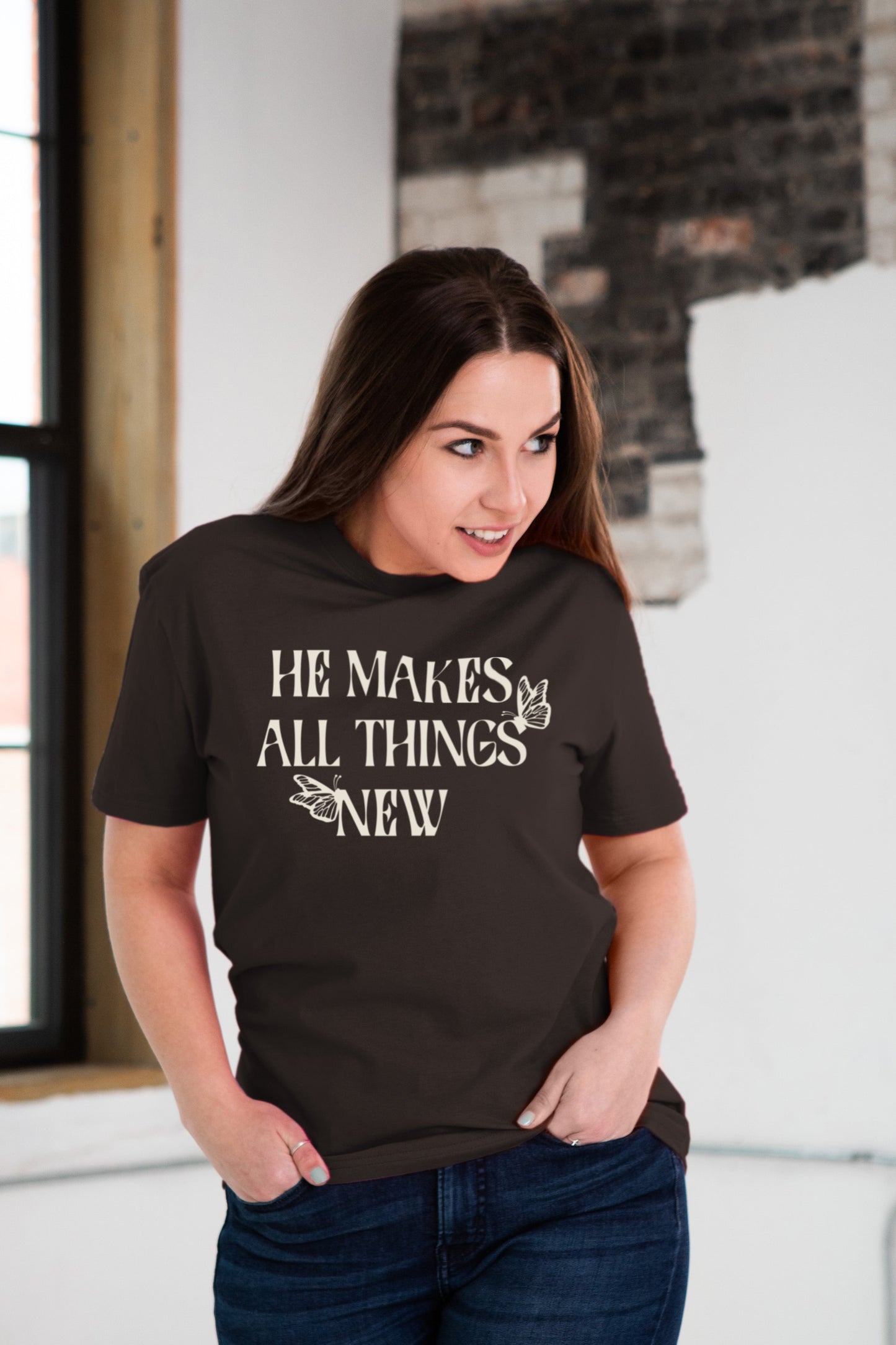 He Makes All Things New Unisex Eco-Cotton Tee