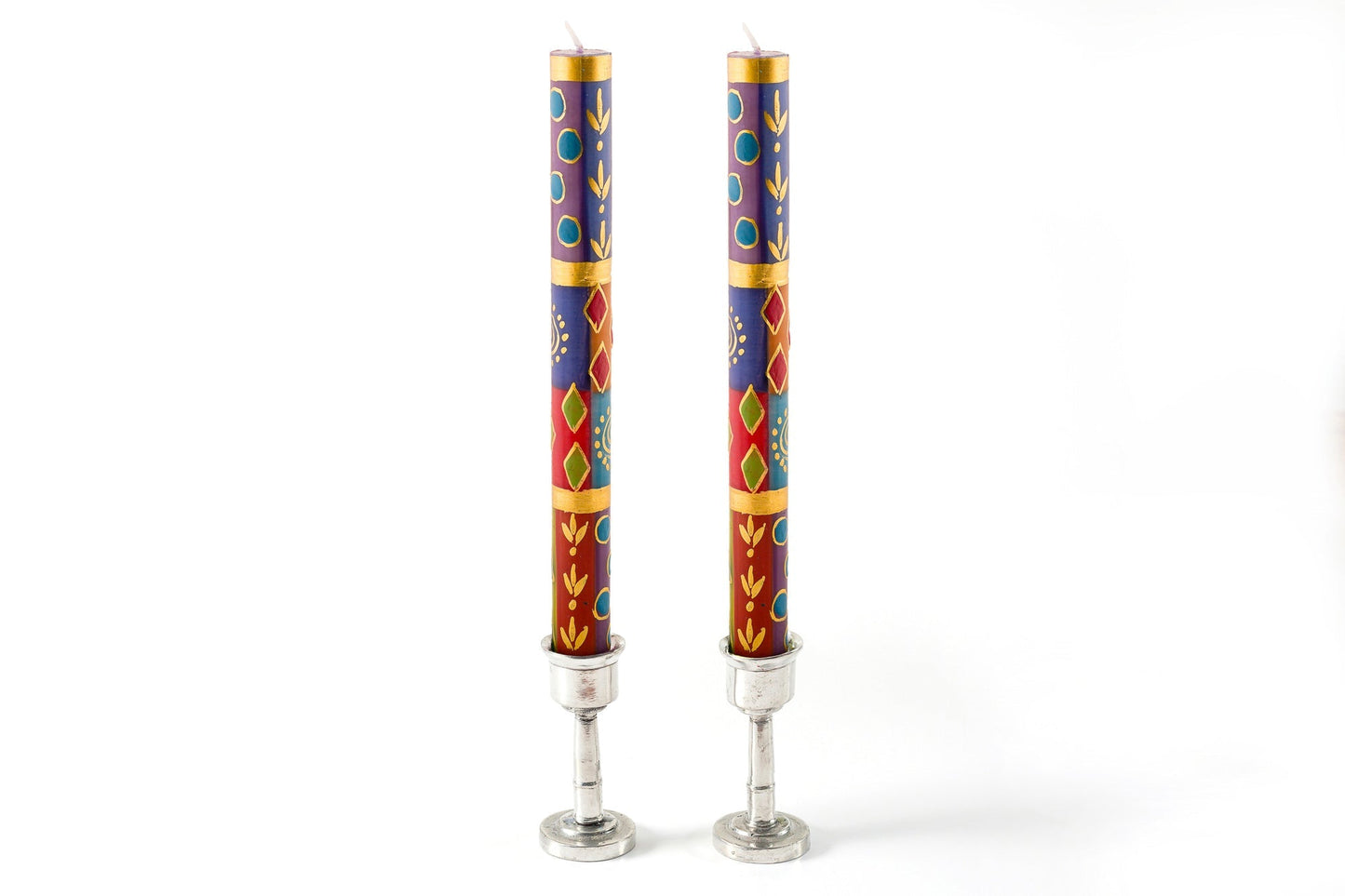 African Mineral Painted Candles
