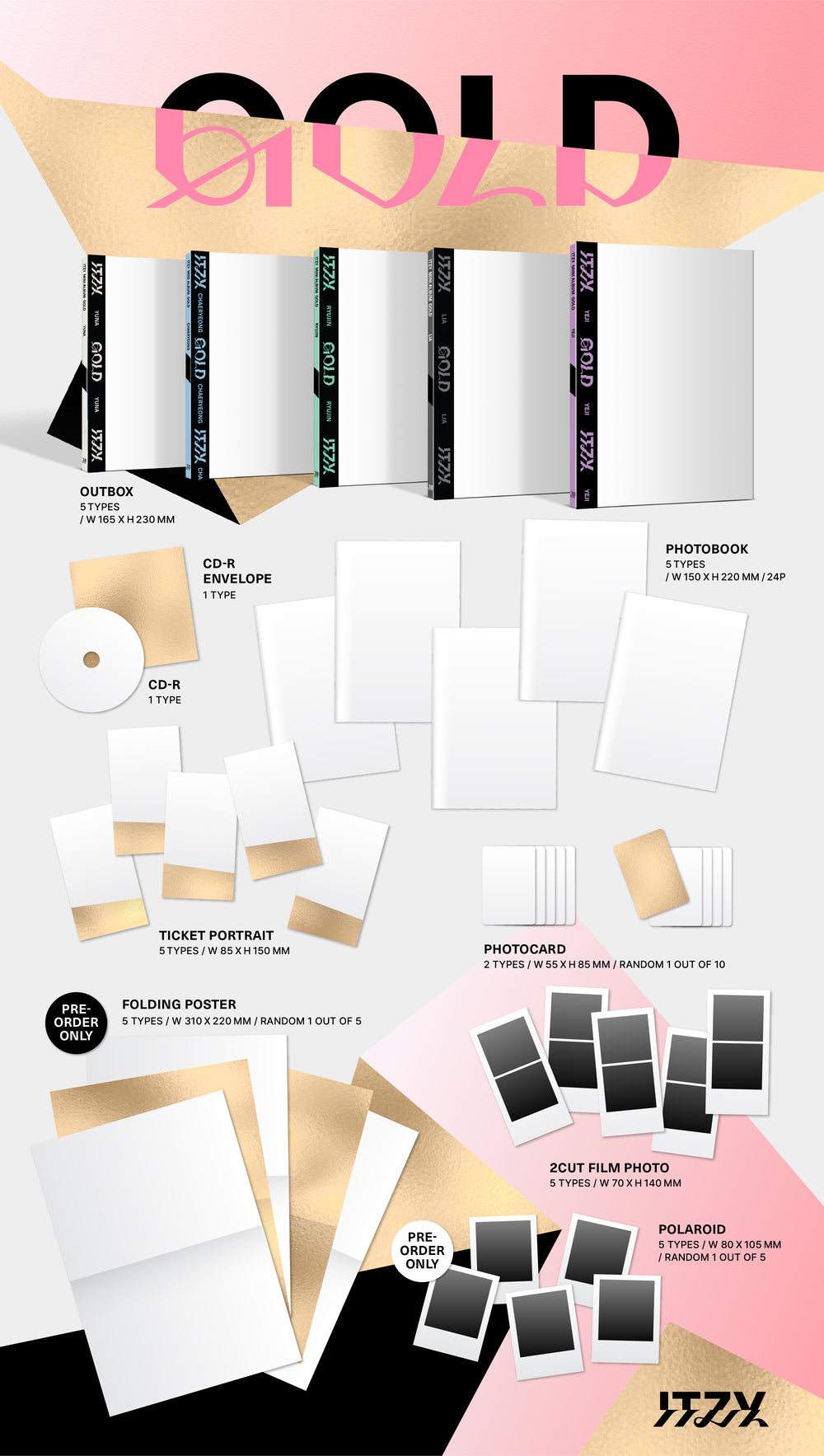 ITZY 2nd Album  - Gold