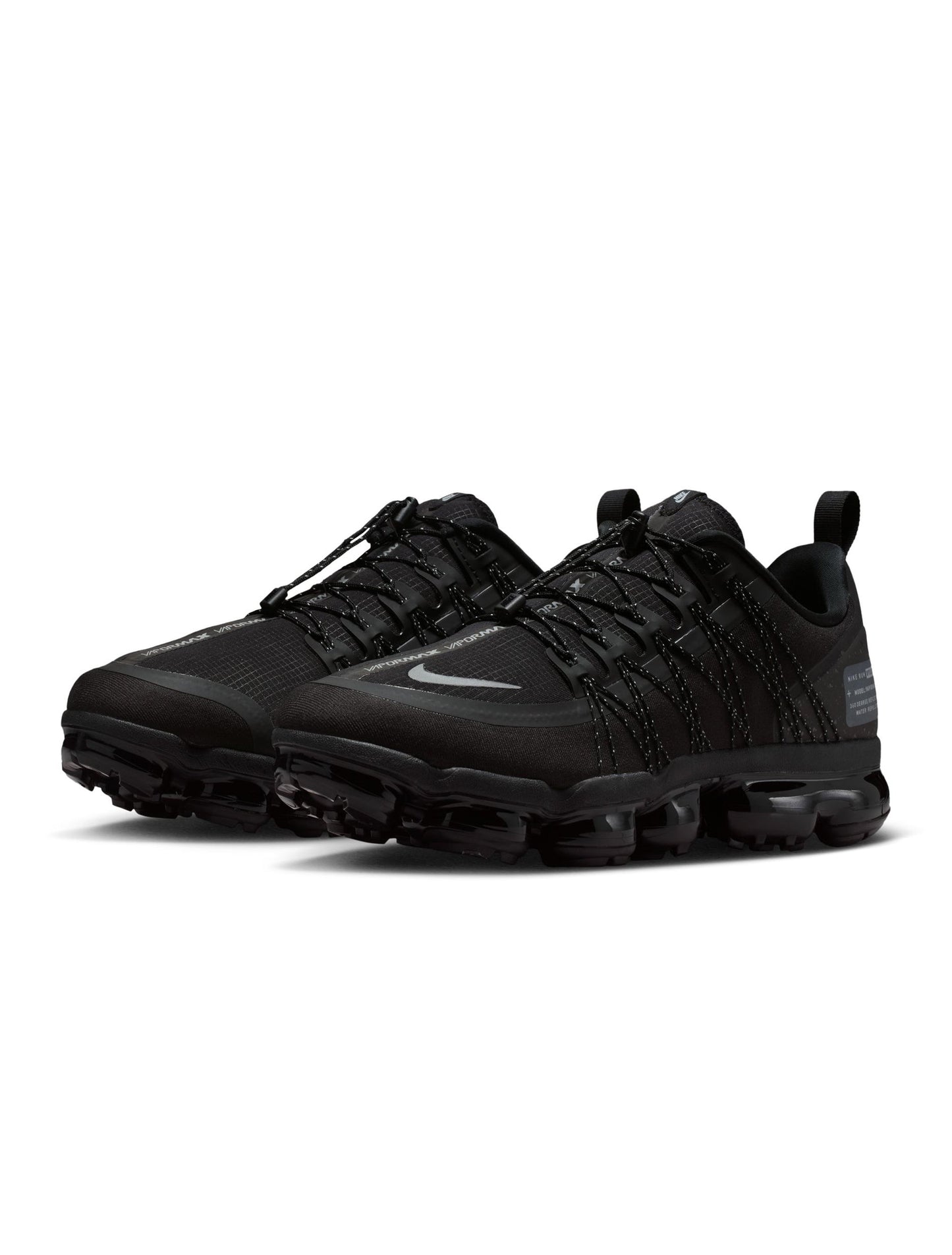 Nike Mens Air Vapormax Run Utility Black/Reflect Silver-Black-Black